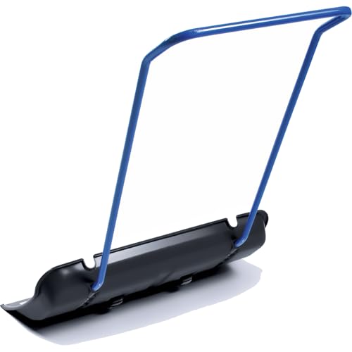 Prosperplast großer Schneeschieber Arctic ECO mit Rolle aus Kunststoff, Schwarz – robuste Schneeschaufel mit Metallkante | Schnee-räumer Universal-Schieber Lawinen-Schaufel