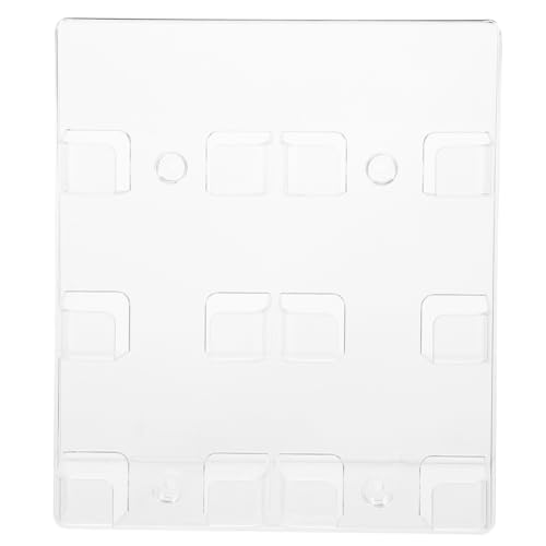 NULYLU Wall-mounted Business Card Holder Rack with 6 Compartments, Multi-layer