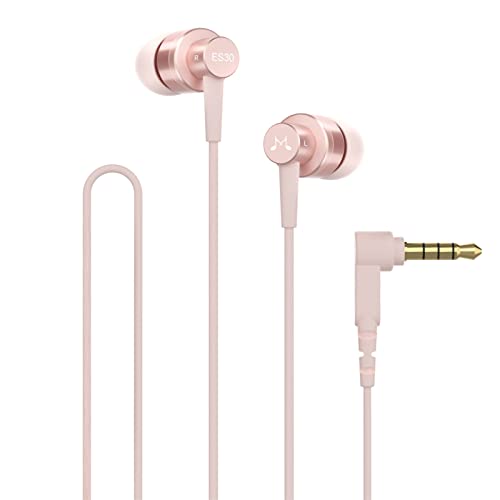 SoundMAGIC ES30 Écouteurs filaires Intra-Auriculaires, sans Microphone, Hi-FI, à Isolation phonique, Port Confortable, Rose Cover