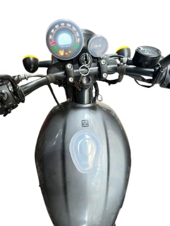 Image of Mondoon Speedometer Cap Cover, Rain Cover with Heavy Duty Microfibre, Compatible with Himalayan 450 CC (Hunter White 3 Set)