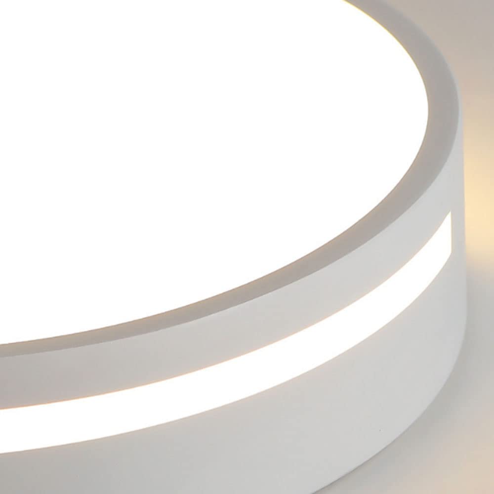 Lampy wiszące, ultracienka okrągła lampa sufitowa z kutego żelaza, trzy temperatury barwowe, oprawa LED z regulacją światła do montażu podtynkowego, lampy zdobione na korytarzu w salonie (K) LWX