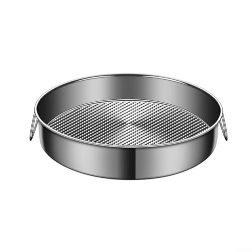 Jotekonoby Moule à gâteau rond en acier inoxydable, multi-tailles, plat profond, pour la maison, la cuisine, le restaurant, passe au lave-vaisselle (28 cm)