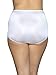 Vanity Fair Women's High Waisted Underwear, Full Coverage Ladies Panties, Perfectly Yours Briefs, Nylon - Star White, 8