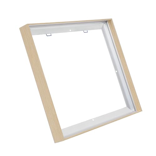 Image of CANFRAVAS Canvas Frame 16x20, DIY Metal Floating Frame, Canvas Floater Frames for 0.6 inch-0.9 inch Deep Print Painting (Natural,16 inchx20 inch)