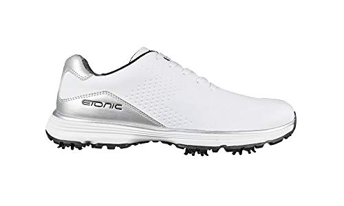 Etonic Stabilizer 2.0 Golf Shoes White/Silver Size 10.5 Wide