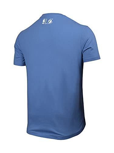 Image of Shop The Arena: NBA: Los Angeles Lakers: Oversized Logo Men's T-Shirt (Light Blue)