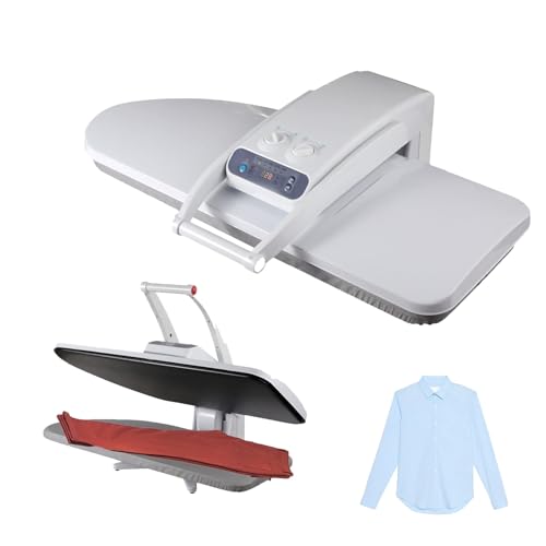 LKYLGYU Plancha de Vapor Comercial de 1800 W, presión de 50 kg, depósito de 300 ml, Temperatura Ajustable, área de 800 x 310 mm.