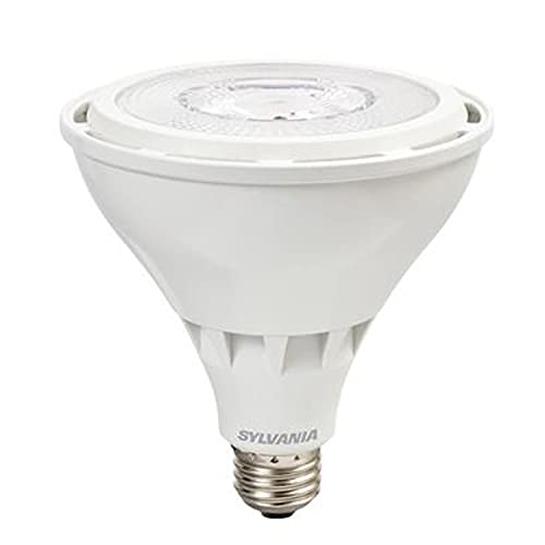 Image of Sylvania LED Flood PAR38 Light Bulb, 250W Equivalent Efficient 25W, Medium Base Dimmable 3000K Neutral White, 1 Pack