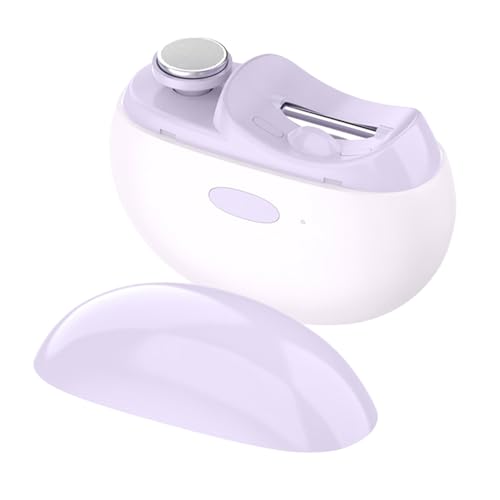 Coupe-ongles électrique anti-dérapant et sa lumière LED pour une coupe de précision
