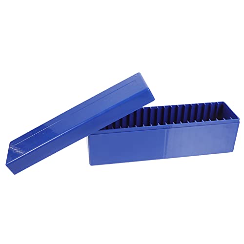 Caja para almacenamiento de monedas plástico azul miniatura 1