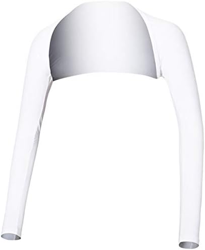 Golf Anti-UV Cooling Shawl, Arm Sleeve Sun Protection Clothing Comfortable, Breathable for Women, Outdoor Sports White