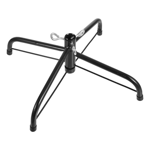 COLLBATH 35cm Holiday Decoration Metal Christmas Tree Stand Folding Stand Sturdy Easy to Install