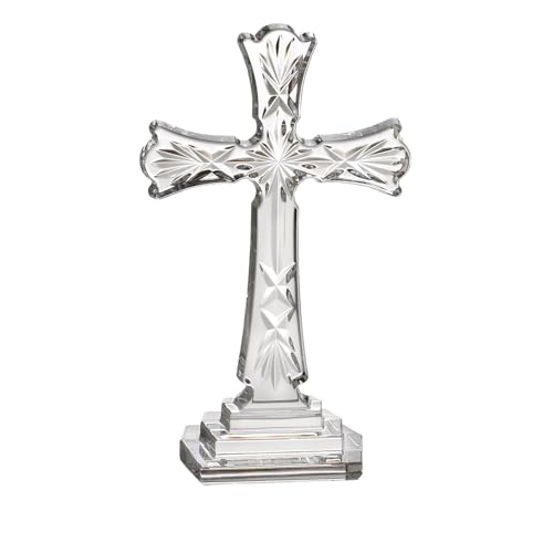 Cruz de pie Waterford de cristal transparente de 20,2 cm 2
