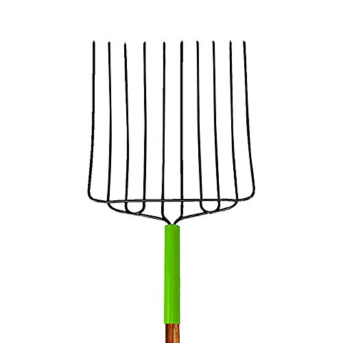 Ames 2827000 10-Tine Welded Steel Ensilage Fork With Hardwood Handle And D-Grip, 52-Inch #TOP1