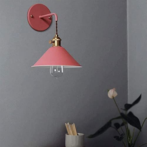 Aplique de pared metal industrial retro con interruptor ajustable 4