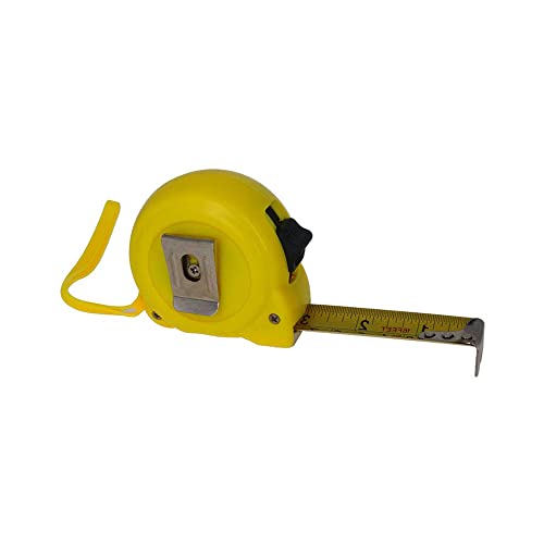 Cinta métrica retráctil 5 metros acero plástico Utoolmart miniatura 3