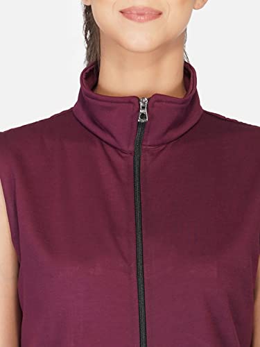 Image of UZARUS Women's Half Sleeves Cotton Fleece Premium Jacket