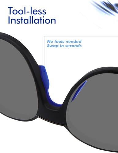 Image of SAUCER Replacement Nose Pieces Pads for Oakley Hex Jector OX8032 | OX8174F Eyeglass