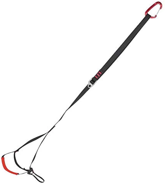 Alomejor Climbing Ascender Adjustable Sling Foot Loop Ascender Webbing Sling Outdoor Mountaineering Rock Climbing Expedition Caving Rescue Aerial Work