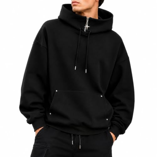 Ropa de verano hombre camisetas manga larga sudadera con capucha extragrande casual gym
