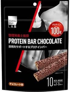 マツキヨココカラ限定 プロテインバーチョコレート 10本（270g）1袋 matsukiyo LABのサムネイル
