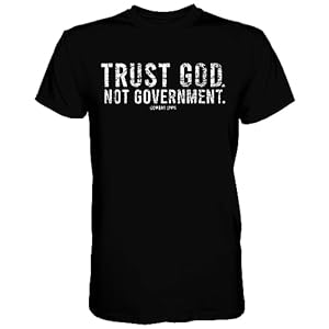 Combat Iron Trust God Not Government Men’s Graphic Short Sleeve T-Shirt – Athletic Fit Tees Men
