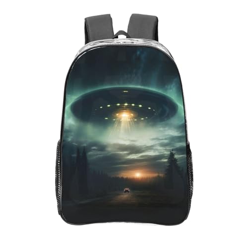 Sac à dos léger UFO transparent parfait pour la rentrée scolaire et le bureau
