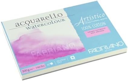 Honsell Fabriano Artistico Acquarello Watercolour Extra Blanc satiné