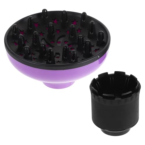 PATKAW Difusor de Pelo de Salón en Plástico y Silicona Compatible Varios Secadores, Accesorio para Secador Que Previene Enredos y Mejora el Volumen del Cabello Rizado