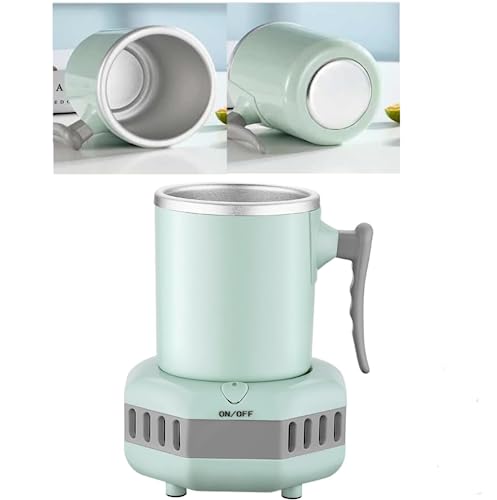 Image of Quick Rrink Cooling Cup, Instant Drink Water Cooler, Portable Mini Summer Coolers, Electric Drink Cooler, Home Office Cold Drink Machine Quick Cooling Mug, for Cola Beer Coffee Juice (Green)