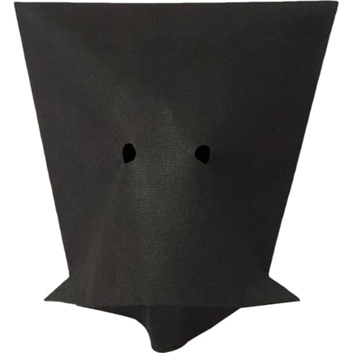 Cubierta De Cabeza De Prisionero Negra, Máscara De Capucha De Cubierta Completa Unisex, Tocado De Cosplay De Halloween, Máscara De Cabeza Completa Transpirable para Fiesta De Halloween