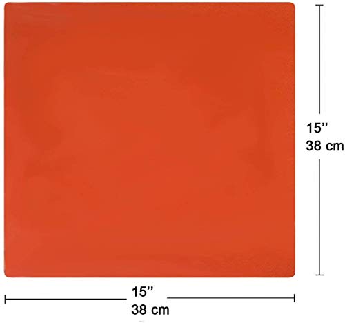 Flyskip 15X15Inch Heat Press Pad Mat 0.3" Thickest Silicone Pad For Heat Press Machine Flat Heat Transfer Press Replacement Pad (15X15Inch) #TOP1