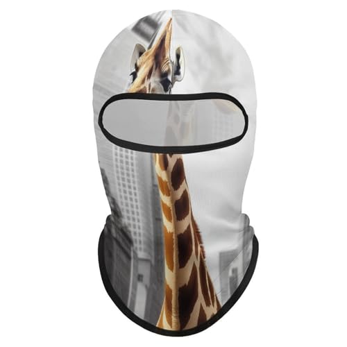 Balaclava de Girafa en Nueva York para Hombres y Mujeres, Máscara Facial de Protección Solar Transpirable con Cubrecabeza Completo para Senderismo, Ciclismo, Correr, Conducción miniatura 7