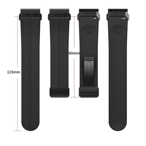 Bracelet silicone Garmin Fenix 7 6X Pro Forerunner 965 boucle