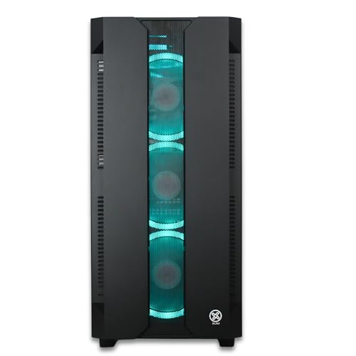 Xum Elite Prebuilt Gaming Pc: Amd Ryzen 5 5600G, Radeon Vega 7 Integrated Graphics, 16GB DDR4 Ram, 256GB Nvme Ssd, 1TB Hdd, 500W Psu 80+ Bronze, Argb, Wifi 5, Windows 11 Home, Entry Level, Black Case - 2