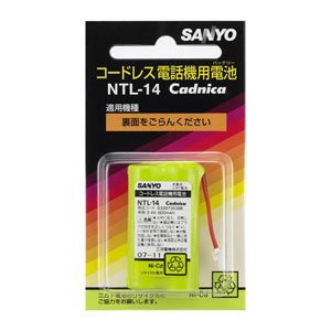 Amazon | 三洋電機 コードレス電話機用ニカド電池1個入り NTL-14