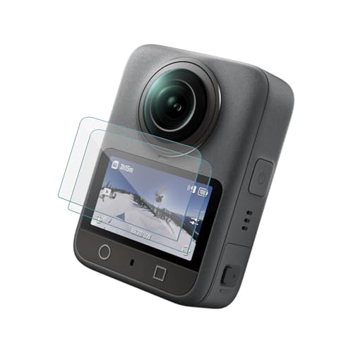 Image of POPIO Military-Grade Gorilla Tempered Glass for DJI Osmo 360 Action Camera | Edge-to-Edge Screen Protection | Ultra Clear | Pack of 2