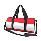 Austrian flag Large Capacity Travel Bag - Durable Sports Duffel Bag for Hiking, Vacation, Fitness and Business