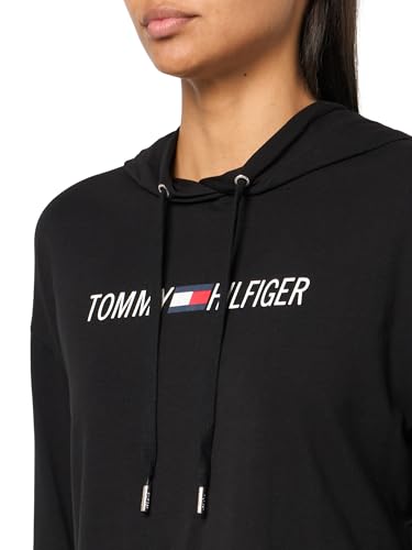 Image of Tommy Hilfiger Women's Lightweight Logo Hoodie Sweatshirt