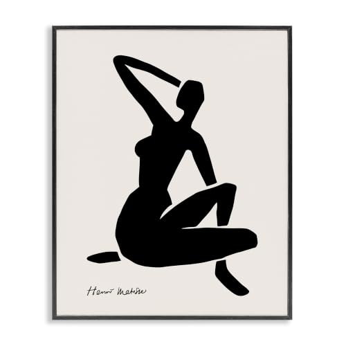 Matisse Woman Sitting Minimal, 24 x 30 Inch Framed Giclée Print