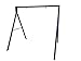 Sparkling Line 864784000300 Indoor One Holder Swing Frame, Black