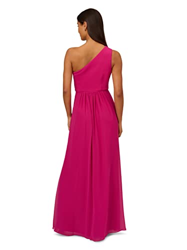 Image of Adrianna Papell One Shoulder Chiffon Gown