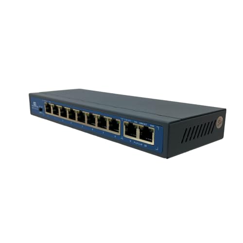 【新品】給電HUB POE 8ポート 8ポートPoEスイッチングハブ - ジャパン・セキュリティシステム