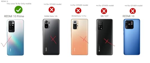 Image of Bintage Mac Safe Design Hard Slim Back Case | Soft Border Camera Protect | Dual PU Leather Finish Back Cover Compatible for MI Redmi 10 Prime - White & Black