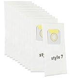 Gudotra 20 Pack Replacement Vacuum Bags Style 7 Paper Bag Fit Bissell PowerForce Uprights Vacuums 3537 3522 35221 35223 35224 35225 35226 3522R 3522X 3525 35252 3525R 3530D 3530R Replace Part 32120