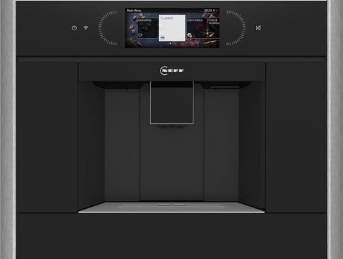 Neff CL4TT11N0 N90 – Macchina Da Caffè Da Incasso Con Display TFT Full Touch 6,8", Coffee World, Aroma Select, Pulizia Automatica Latte E Home Connect