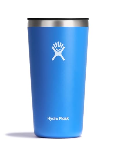 Comparison: Best Hydro Flask Insulated Mug 8 Hydro Flask All Around Tumbler Press-in Lid, Insulated Travel Mug, Stainless Steel Coffee Cup 20 Oz Cascade Blue