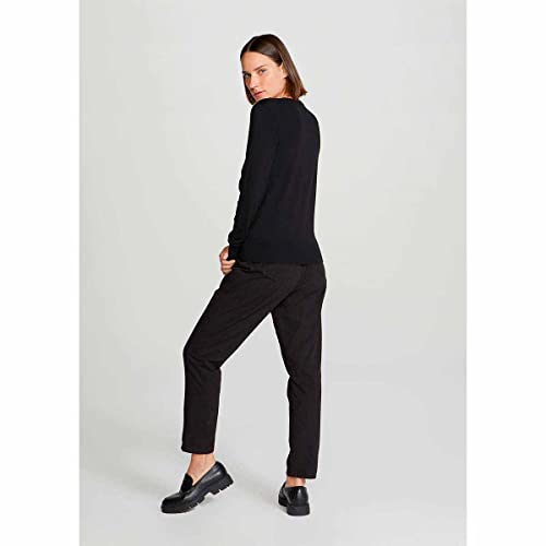 Blusão Básico Feminino Em Tricô Manga Longa