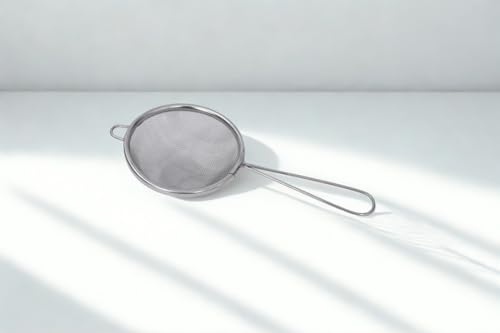 Image of Sieve | Fine Mesh Stainless Steel Matcha Sifter & Strainer for Smooth, Lump-Free Matcha | Japanese Tea Powder Sieve with Handle | Matcha Tea Accessories