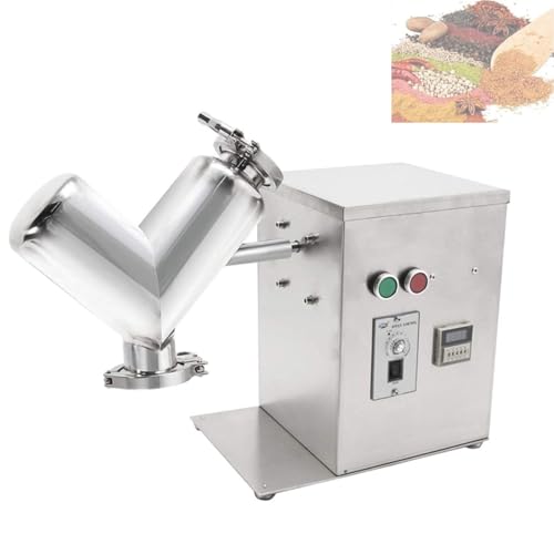 V-Type Dry Powder Mixer 2L Stainless Steel Blender